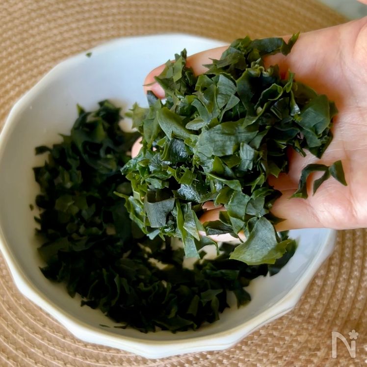 Wakame Gohan Process2