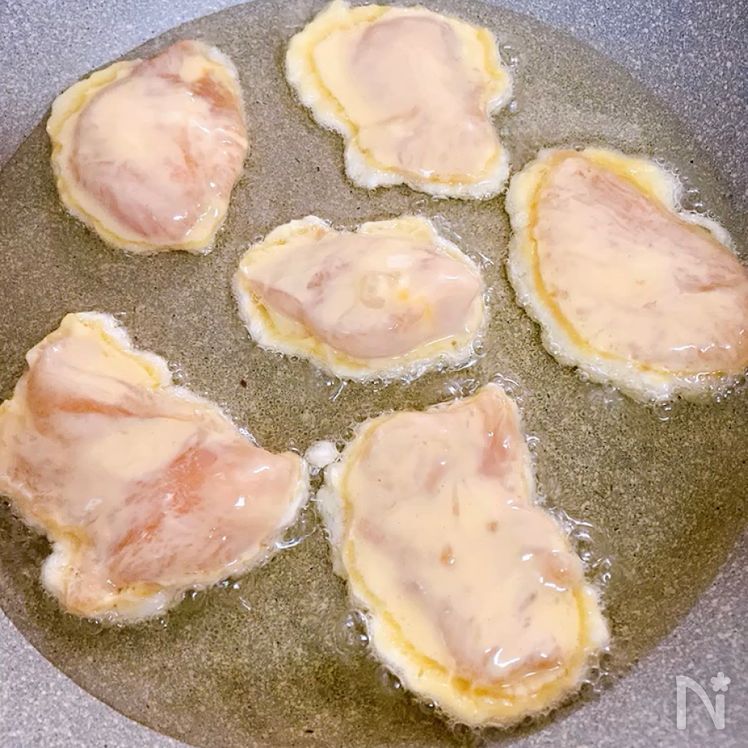 Crispy & Juicy Chicken Tempura (Toriten) Process3