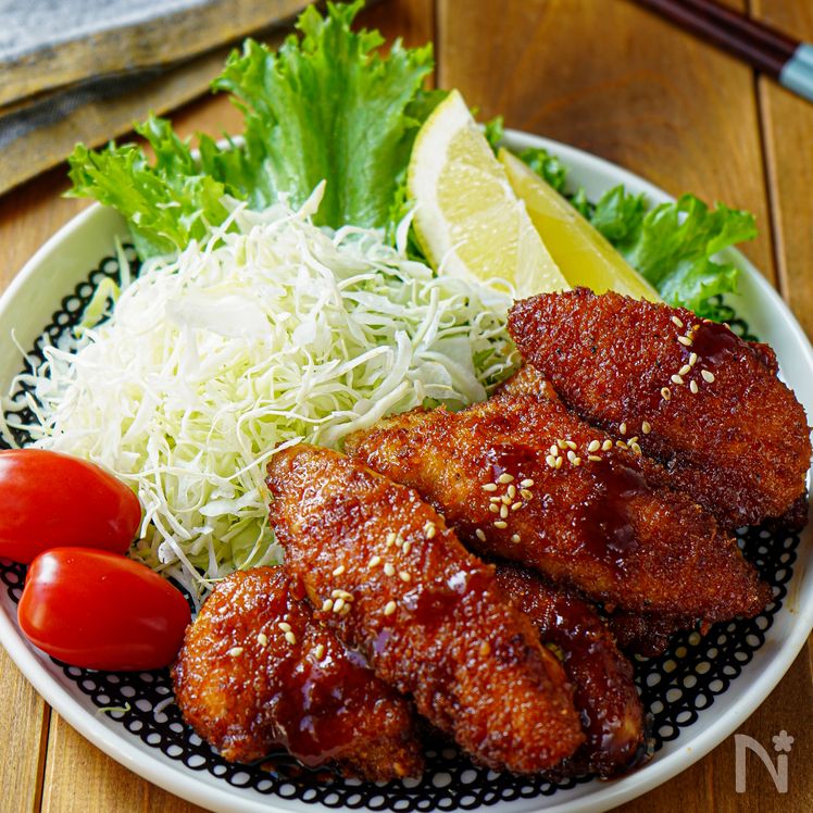 Amazing Sauce! Sweet and Savory Chicken Tenderloin Katsu (Perfect for Bento Boxes) Process5