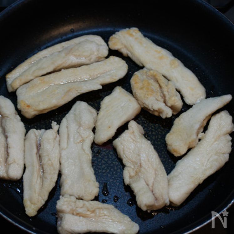 Chicken Breast Sticks with Umami Sauce Process3