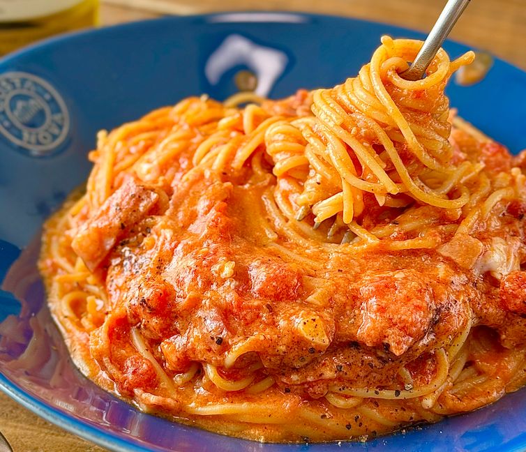 Better-Than-Restaurant Tomato Carbonara