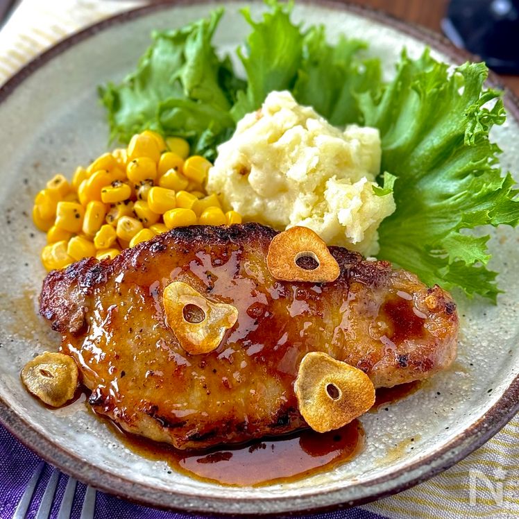 Garlic Butter Soy Sauce Pork Sauté Process9