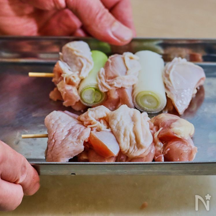 Yakitori Teriyaki Chicken Skewers Process2