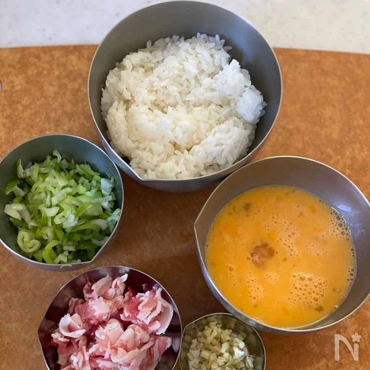 Go-to Fried Rice (Chāhan, チャーハン) Process1