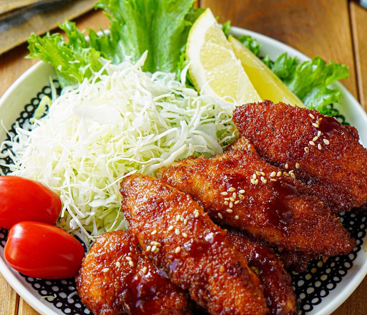 Amazing Sauce! Sweet and Savory Chicken Tenderloin Katsu (Perfect for Bento Boxes)