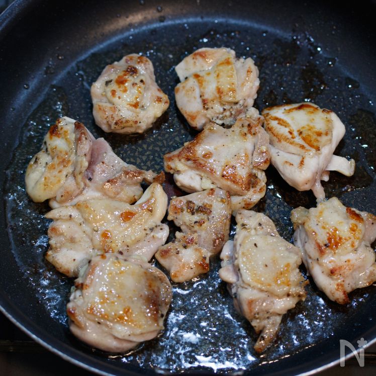Seaweed Salt and Cheese Chicken (Nori Shio Cheese Chicken) Process2