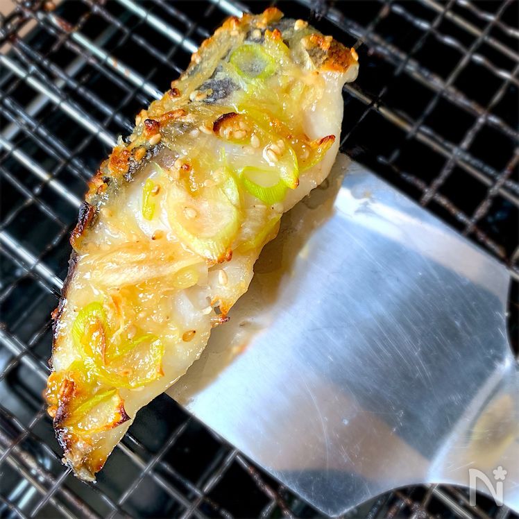 Black Cod with Green Onion Miso (Gin Dara no Negi Miso Yaki, 銀だらのねぎ味噌焼き) Process7