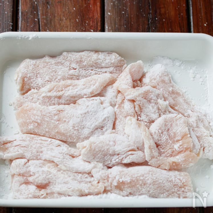 Chicken Breast Sticks with Umami Sauce Process2