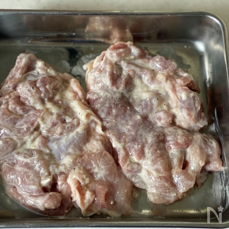 Crunchy Chicken Nanban with Homemade Tartar Sauce Process2