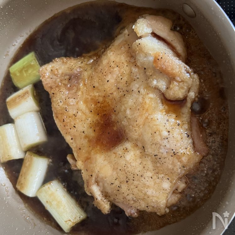 Irresistible Golden Teriyaki Chicken with Scallions Process3