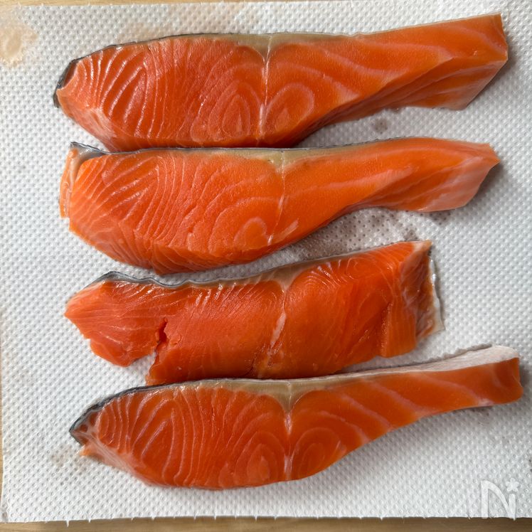 Salmon and Cabbage with Garlic Butter Soy Sauce Preparation