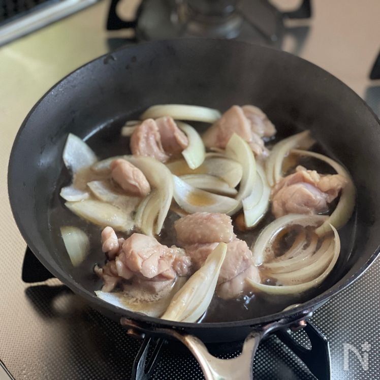 Chicken and Egg Oyakodon Rice Bowl Process2
