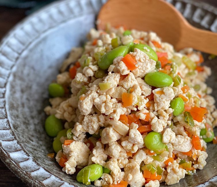 Nutritious & Flavorful Iri Dofu (Japanese Scrambled Tofu)