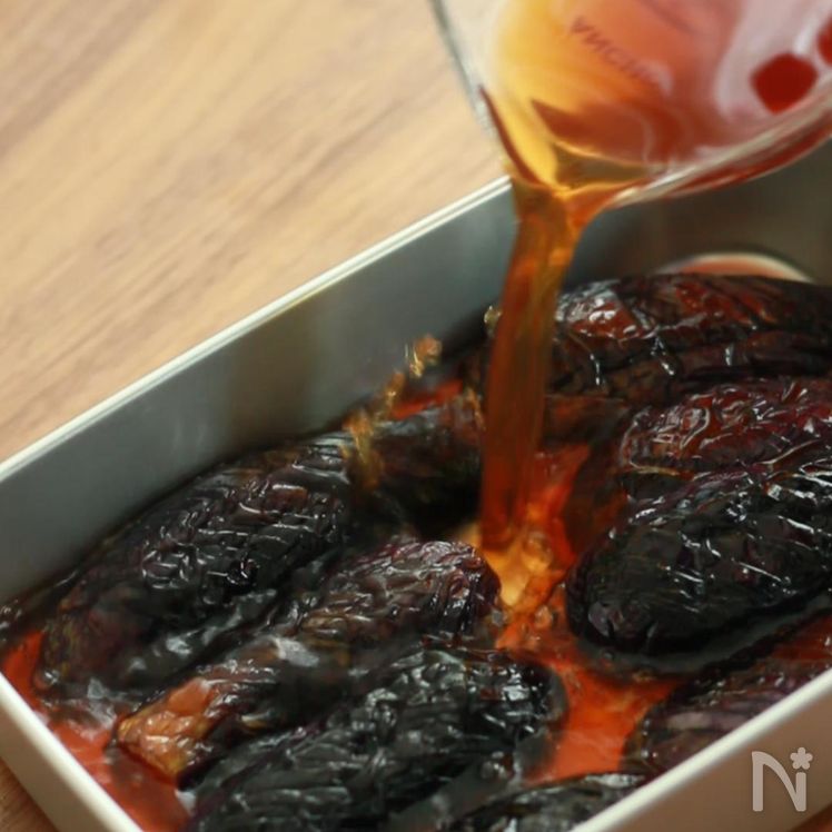 Fried Japanese Eggplant in Dashi Broth Process6