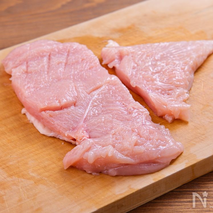 Chicken Steak with Creamy Mushroom Sauce Process1