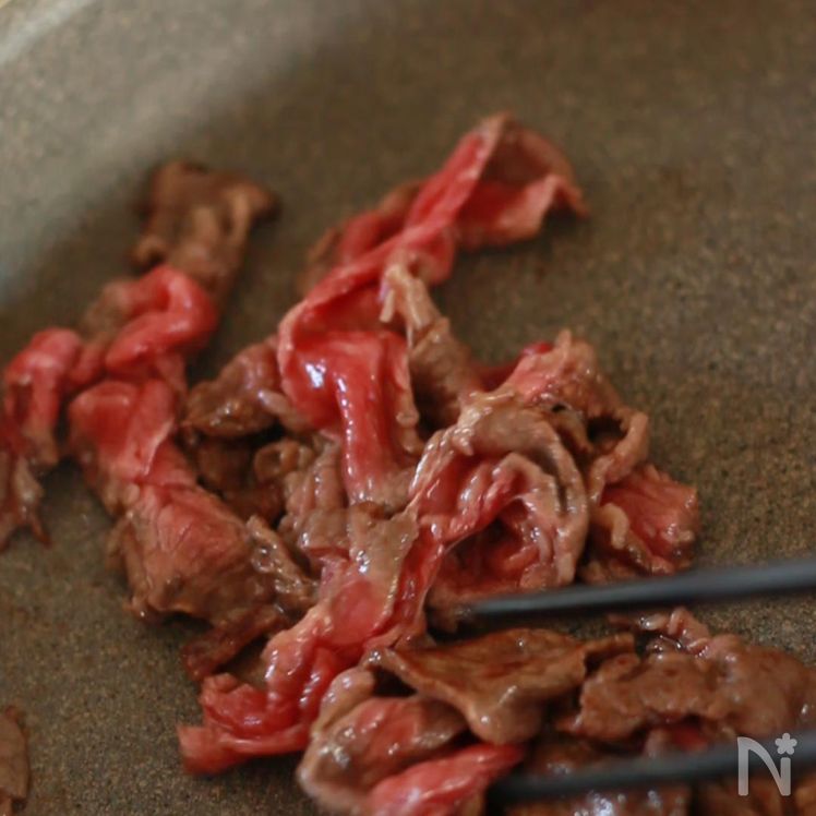 Sukiyaki bowl Process2