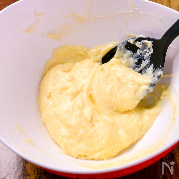 Matcha Basque Cheesecake Process1