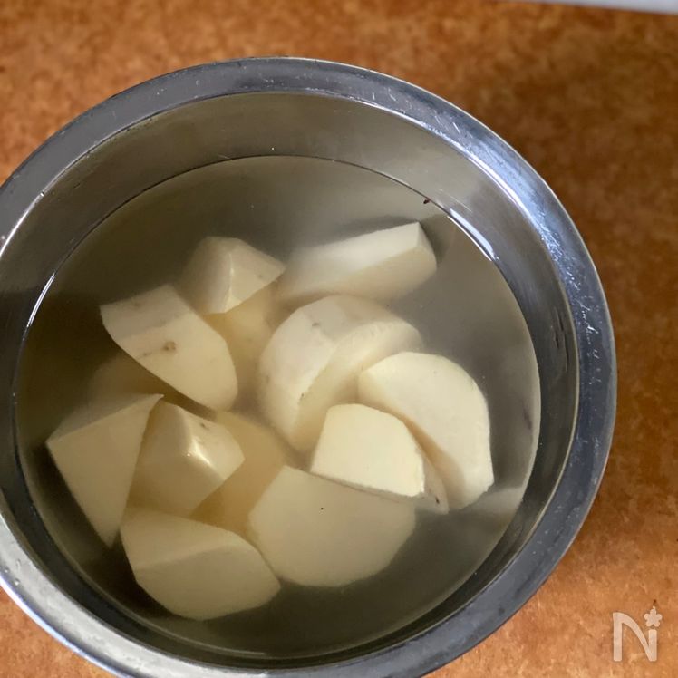 Fruit Kinton (Mashed Sweet Potatoes with Fruit) Process1