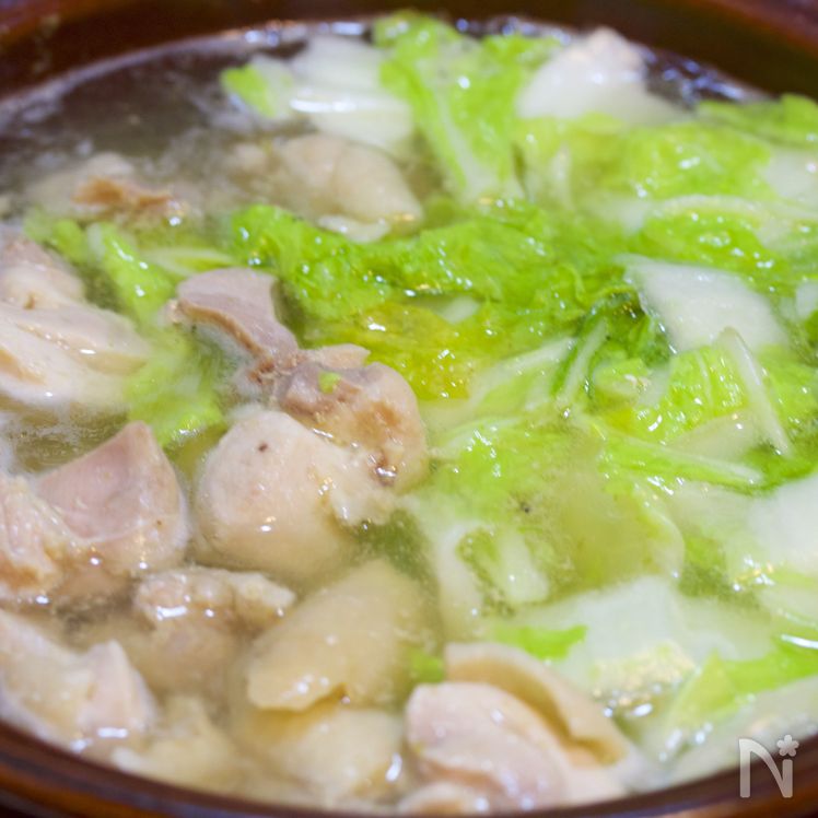 Healthy Chicken Salt Hot Pot (Tori Shio Nabe) – Ready in 10 Minutes Process4