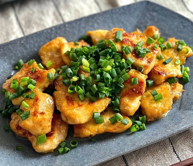 Chicken Breast with Green Onion & Mayo Ponzu