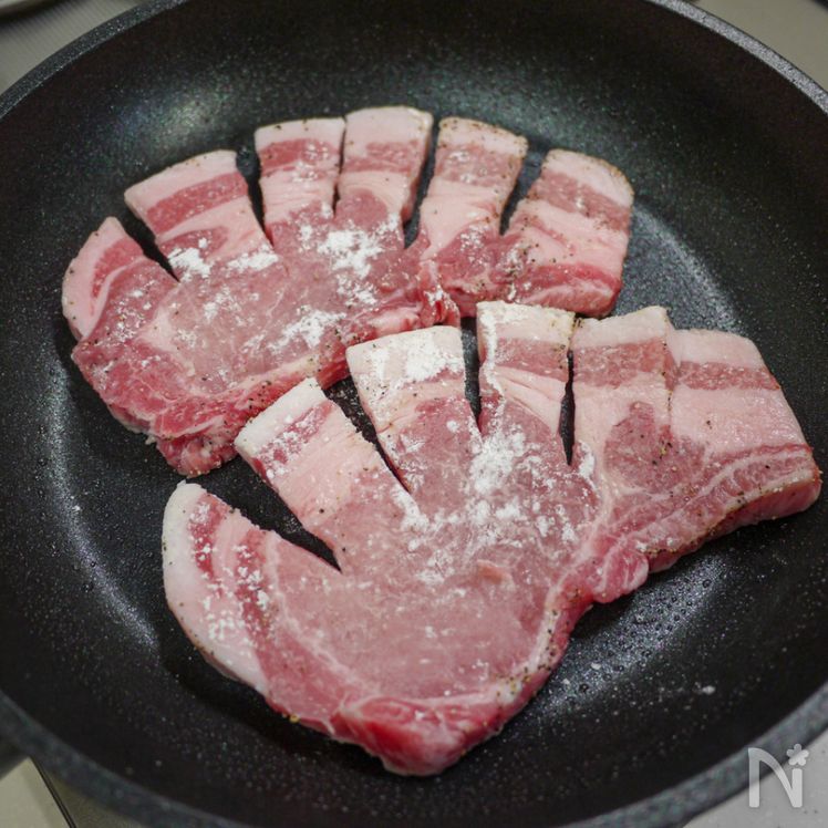 Japanese Pork Steak (Tonteki) with Savory Soy Sauce Process2