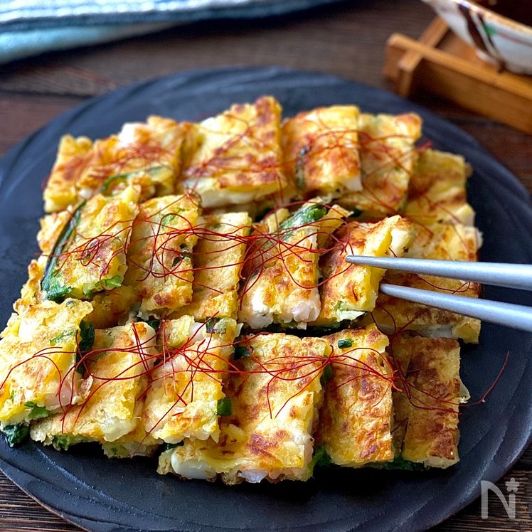 Seafood Chijimi (海鮮チヂミ) Process5