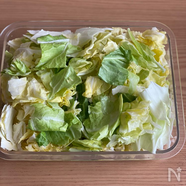 Addictive Cabbage & Sasami with a Sesame–Soy Sauce Garlic Sauce Process3