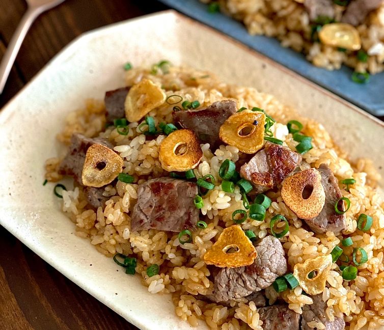 Garlic Steak Rice