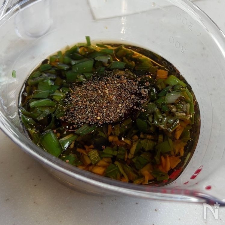 Ginger Sesame Bean Sprout Salad Process4