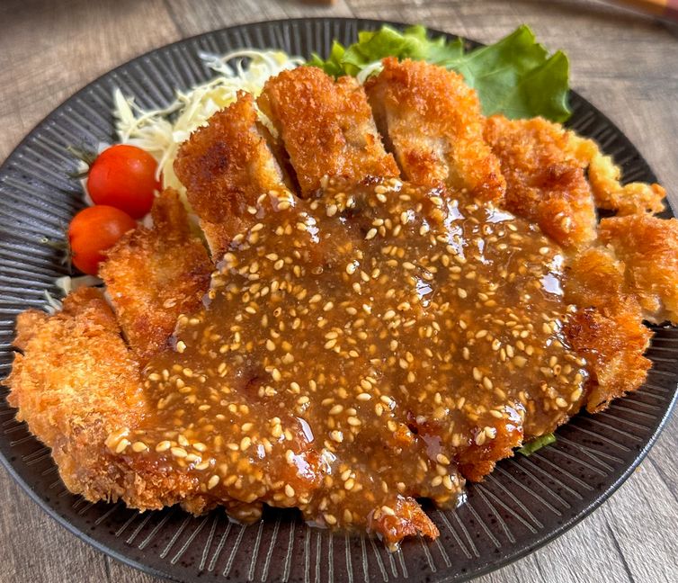 Goma Miso Tonkatsu (Pork Cutlet with Sesame Miso Sauce)