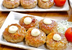 Sweet and Savory Pork Tsukune with Mayo