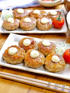 Sweet and Savory Pork Tsukune with Mayo