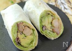 Teriyaki chicken wrap