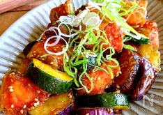 Crispy Teriyaki Salmon with Summer Vegetables