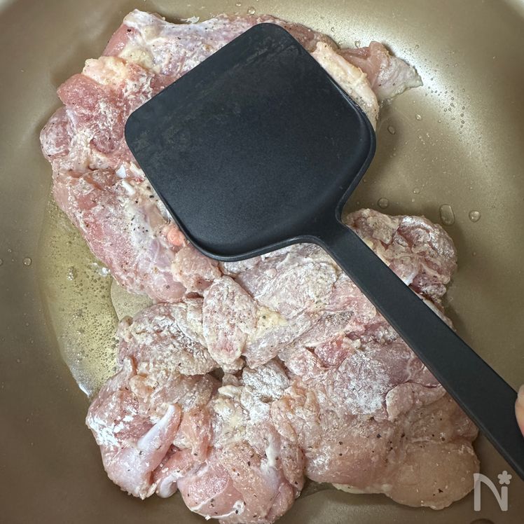 Crispy Chicken with Lemon Butter Soy Sauce Process1