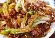 Pork Belly and Cabbage Sweet & Spicy Miso Stir-Fry