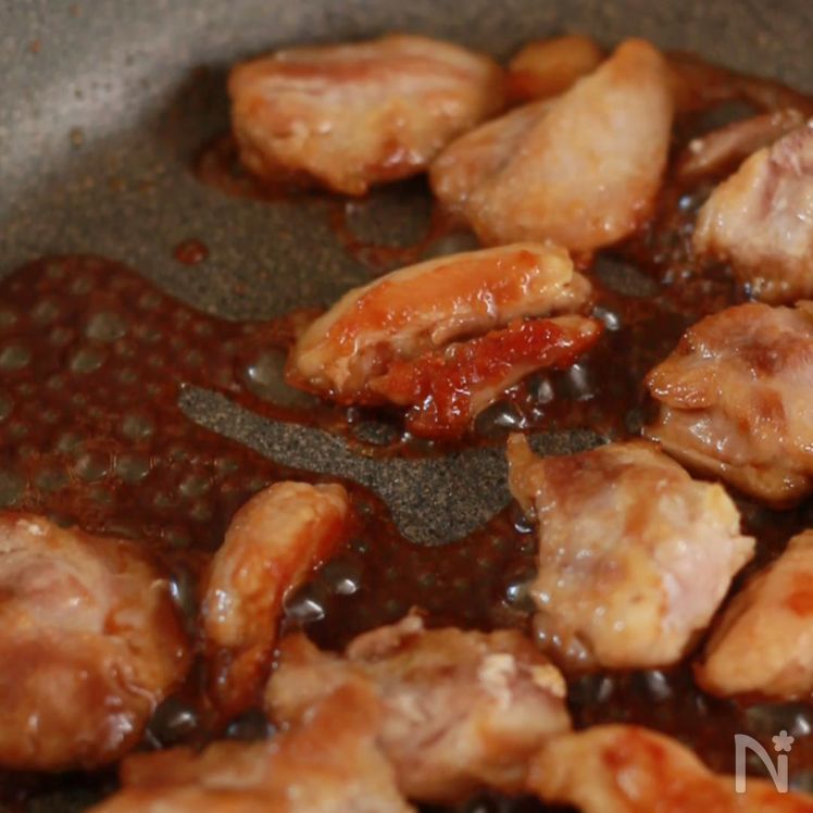 Teriyaki chicken wrap Process1