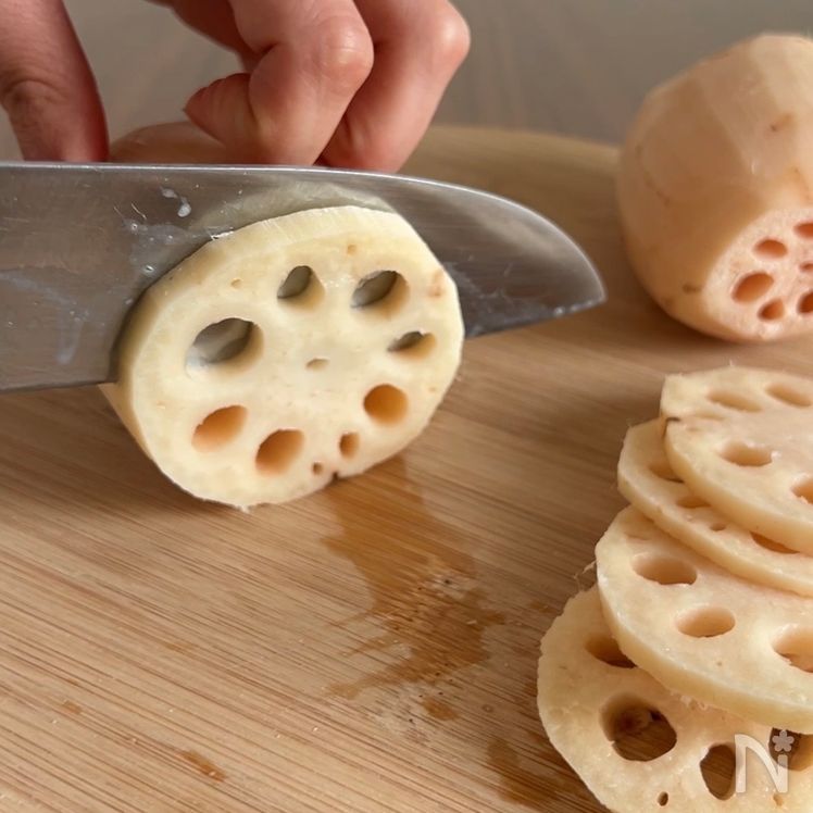 Lotus Root Stir Fry Process1