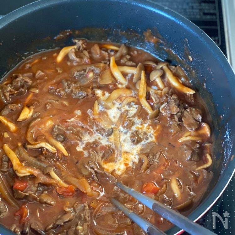 Quick Hashed Beef (簡単ハッシュドビーフ) Process5