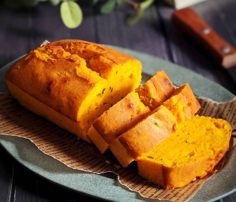Moist & Delicious Japanese Pumpkin Pound Cake