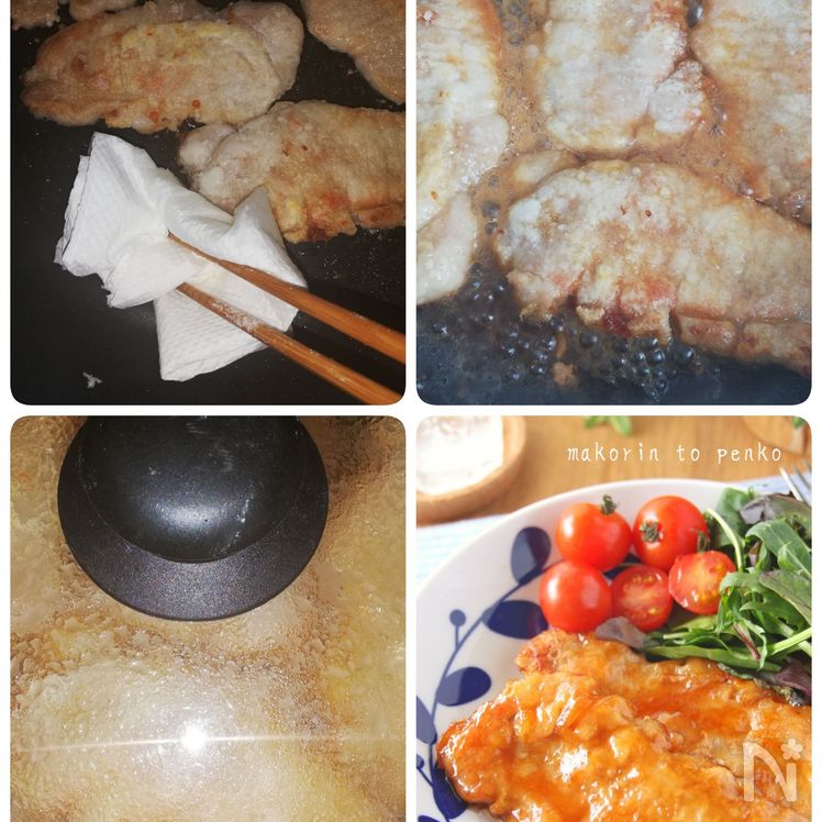 Sweet and Tangy Pork Loin Steaks Process3