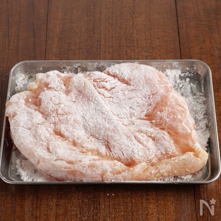 Sweet & Savory Chicken Steak with Grated Daikon Process1