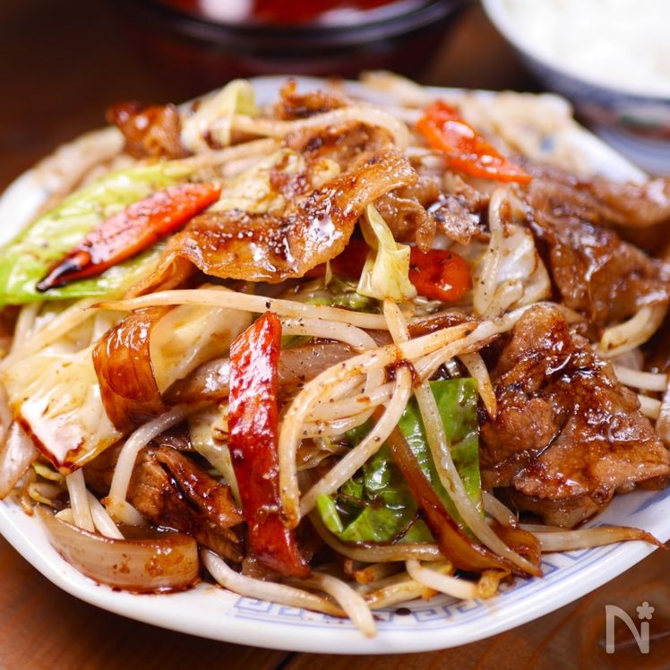 Super-Rich Stir-Fried Pork and Vegetables with Bold Japanese Worcestershire Sauce Process5