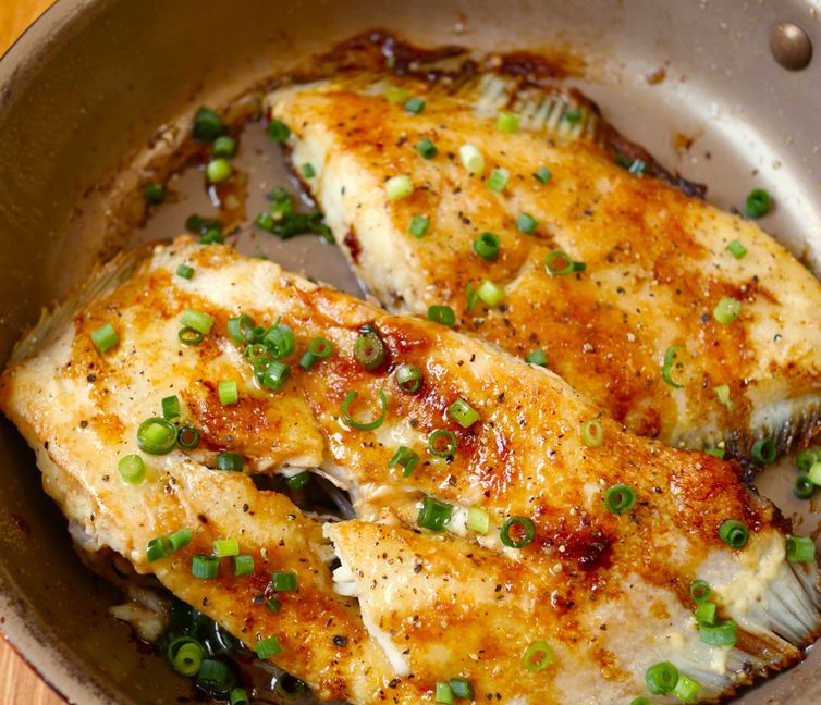 One-Pan 10-Minute White Fish Sauté with Butter and Soy Sauce