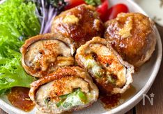 Juicy Pork-Wrapped Shiitake Mushrooms Stuffed with Cheese