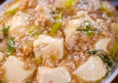 Silky Tofu with Japanese-Style Chicken Soboro Sauce