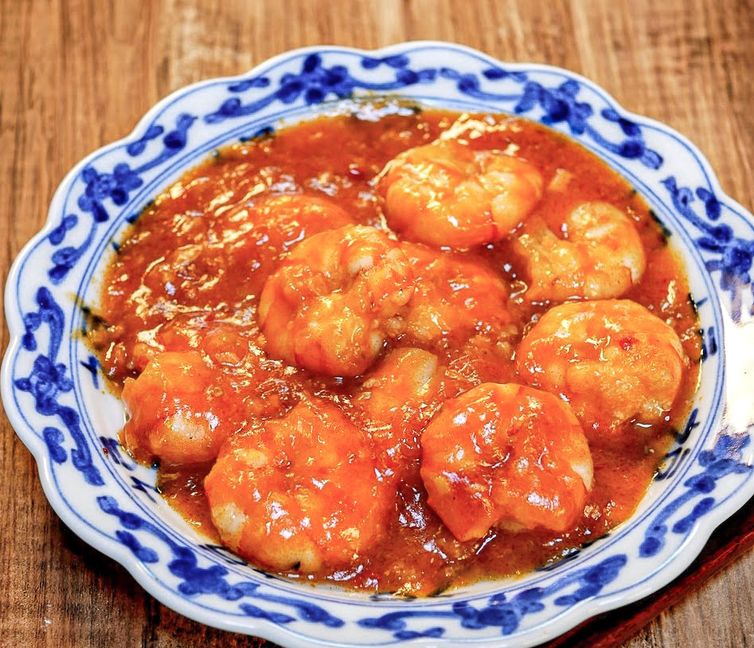 Quick Shrimp in Chili Sauce (Ebi Chili)