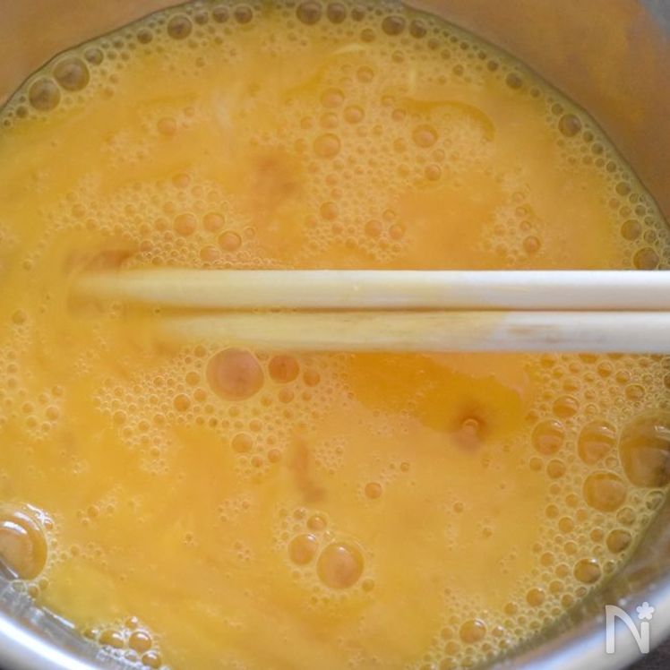 Japanese Rolled Omelet with Shirodashi (White Dashi) Process1