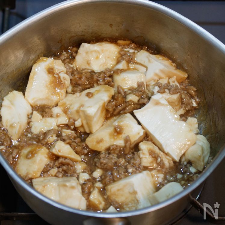 Tofu and Ground Pork Rice Bowl with Savory Chinese-Style Sauce Process3