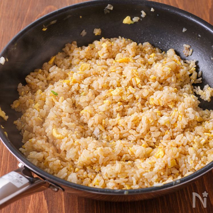 Shrimp and Lettuce Fried Rice Process3